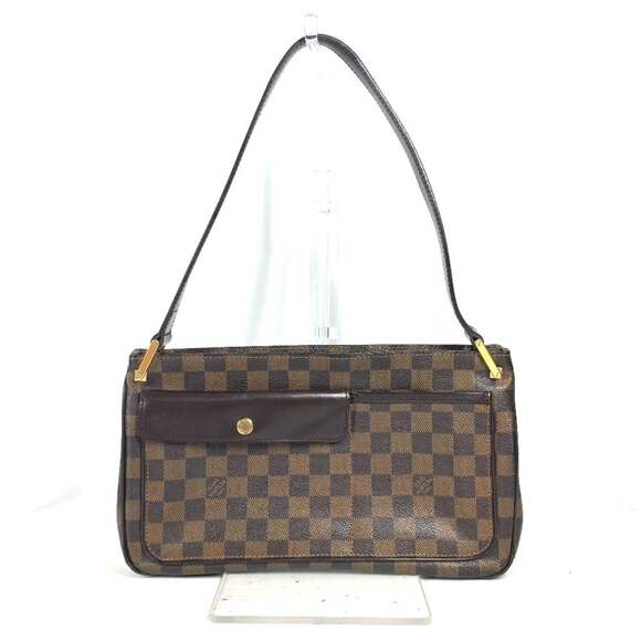 LOUIS VUITTON Authentic Brown Damier Canvas Shoulder Bag